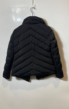 Load image into Gallery viewer, Zara Womens Black Down Long Sleeve Regular Fit Full-Zip Puffer Jacket Size L
