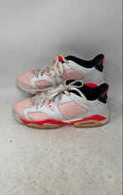 Load image into Gallery viewer, Nike Girls Air Jordan 6 Retro Low 768878-102 White Pink Sneaker Shoes Size 6.5Y
