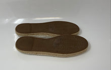 Load image into Gallery viewer, Michael Kors Womens White Black Round Toe Slip-On Espadrille Shoes Size 8
