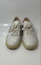 Load image into Gallery viewer, Veja Womens V-10 White Blue Red Leather Lace-Up Low Top Sneaker Shoes Size 7
