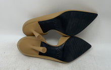 Load image into Gallery viewer, Zara Womens Brown Pointed Toe Slip-On High D'Orsay Heels Size EUR 36
