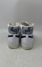 Load image into Gallery viewer, Nike Mens Blazer Mid 77 FN6877-100 White Navy Blue Sneakers Shoes Size 11
