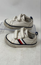 Load image into Gallery viewer, Tommy Hilfiger Unisex Kids White Blue Red Hook &amp; Loop Sneaker Shoes Size 6

