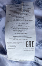 Load image into Gallery viewer, Michael Kors Womens Blue White Printed Blouse Top Size Small
