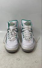 Load image into Gallery viewer, Nike Womens Air Jordan 2 Retro FN6755-100 White Green Sneakers Shoes Size 8.5
