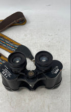 Load image into Gallery viewer, Vintage Focal Black Wide Angle Field 10° 7x35 Coated Optics Binoculars W/ Strap
