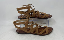Load image into Gallery viewer, Sam Edelman Womens Gemma Brown Leather Gladiator Sandals Size 8M
