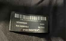 Load image into Gallery viewer, Zara Womens Dark Gray Long Sleeve Double-Breasted Blazer Size XS
