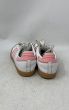 Load image into Gallery viewer, Adidas Kids Samba OG JP5480 White Pink Leather Lace-Up Sneaker Shoes Size 3.5
