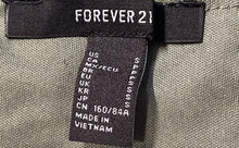 Load image into Gallery viewer, Forever 21 Womens Green Short Sleeve V-Neck Button Front A-Line Dress Size S
