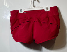 Load image into Gallery viewer, Lululemon Womens Speed Up Red Activewear Elastic Waist Athletic Shorts Size 6
