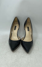 Load image into Gallery viewer, Nine West Womens Folowe Black Leather High Stiletto D'Orsay Heels Size 9.5M
