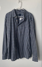 Load image into Gallery viewer, J.Crew Mens Blue Plaid Flex Washed Collared Classic Fit Button-Up Shirt Size XXL

