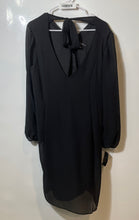 Load image into Gallery viewer, INC International Concepts Womens Black Long Sleeve Shift Dress Size L With Tag
