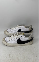 Load image into Gallery viewer, Nike Womens Blazer Low Jumbo DQ1470-101 White Black Lace-Up Sneaker Shoes Size 9
