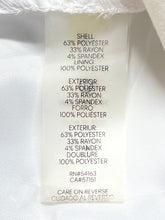Load image into Gallery viewer, Calvin Klein Womens White Ruffle Sleeveless Back Zip Sheath Dress No Size
