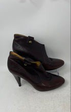 Load image into Gallery viewer, Coach Womens Aliza Q650 Brown Leather Round Toe High Ankle Booties Size 8M
