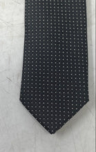 Load image into Gallery viewer, Banana Republic Mens Black Gray Geometric Print Adjustable Pointed Tie One Size
