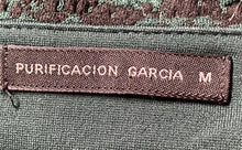 Load image into Gallery viewer, Purificacion Garcia Womens Green Black 3/4 Sleeve Pullover Sweatshirt Size M

