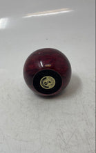 Load image into Gallery viewer, Leeman Brown Classic Decorative Table Clock Shaped Like A Cricket Ball
