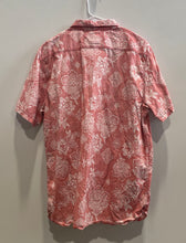 Load image into Gallery viewer, Levi's Mens Red White Floral Short Sleeve Collared Button-Up Shirt Size XL
