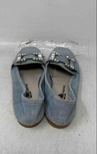 Load image into Gallery viewer, Michele Lopriore Milano Womens Blue Square Toe Slip-On Loafer Shoes Size 36
