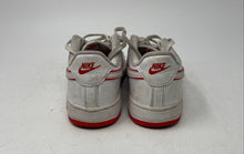 Load image into Gallery viewer, Nike Boys Force 1 Low FJ3484-101 White Red Lace-Up Sneaker Shoes Size 13C
