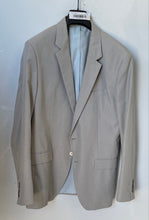 Load image into Gallery viewer, Zara Mens Gray Notch Lapel Single-Breasted Two-Button Blazer Jacket Size 46
