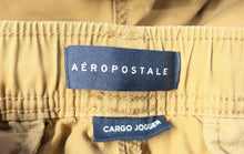 Load image into Gallery viewer, Aeropostale Mens Brown Cotton Elastic Waist Cargo Jogger Pants Size Large
