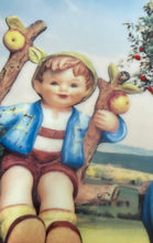 Load image into Gallery viewer, M.J. Hummel Apple Tree Boy And Girl Little Companions Round Collector Plate
