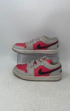Load image into Gallery viewer, Nike Womens Air Jordan 1 Low DC0774-060 Gray Red Leather Basketball Shoes Sz 6.5
