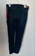 Load image into Gallery viewer, Express Womens Blue Red Side Stripe Mid Rise Legging Skinny Jeans Size 6S
