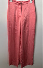 Load image into Gallery viewer, Zara Womens Pink Flat Front Comfort Pockets Wide-Leg Trouser Pants Size S
