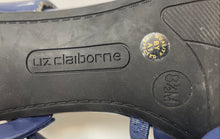 Load image into Gallery viewer, Liz Claiborne Womens Blue Pointed Toe Stiletto Slingback Heels Size 8.5M

