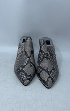 Load image into Gallery viewer, Dolce Vita Womens Multicolor Snake Print Pointed Toe Slip-On Mule Heels Size 9
