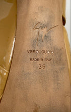 Load image into Gallery viewer, Authentic Giuseppe Zanotti Womens Beige High Stiletto Platform Heels 36 Stained
