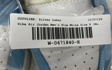 Load image into Gallery viewer, Nike Mens Air Jordan 1 High OG 555088-134 Blue White Sneaker Shoes Sz 8 No Laces
