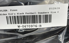 Load image into Gallery viewer, Adidas Kids Adizero 5-Star 4.0 S84974 Black Lace-Up Football Cleats Size 4
