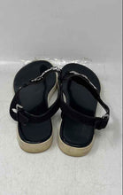 Load image into Gallery viewer, Guess Womens White Black Open Toe Adjustable Strap Thong Sandals Size 8M
