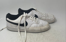 Load image into Gallery viewer, Nike Mens Court Vision Low DV1899-100 White Black Lace-Up Sneaker Shoes Size 9

