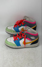 Load image into Gallery viewer, Nike Unisex Kids Air Jordan 1 Mid SE FN1190-100 Multicolor Sneaker Shoes Size 4Y
