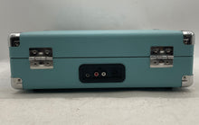 Load image into Gallery viewer, Crosley Cruiser Deluxe Sky-Blue Suitcase Turntable Record Player Not Tested
