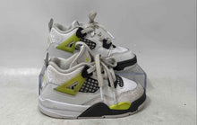 Load image into Gallery viewer, Nike Kids Air Jordan 4 Retro HJ5989-100 White Lace-Up Sneaker Shoes Size 9C
