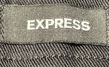 Load image into Gallery viewer, Express Womens Black Flat Front Belted Wrap Wide-Leg Pants Size 2
