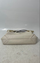 Load image into Gallery viewer, Michael Kors Womens White Leather Bag Charm Chain Strap Shoulder Purse
