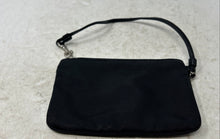 Load image into Gallery viewer, Coach Womens Black Logo Patch Rectangular Corner Zip Wristlet Wallet
