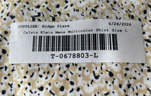 Load image into Gallery viewer, Calvin Klein Mens Multicolor Steel+ Slim Fit Stretch Dress Shirt Sz 16.5 32/33 L
