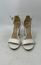 Load image into Gallery viewer, Sam Edelman Womens Daniella White Block Heel Ankle Strap Sandals Size 9.5
