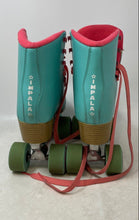 Load image into Gallery viewer, Impala Womens Sidewalk GM006 Aqua Blue Pink Lace-Up Roller Skates Size 8
