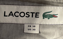 Load image into Gallery viewer, Lacoste Womens Gray Notch Lapel Single-Breasted Two-Piece Blazer &amp; Pants Sz S/30
